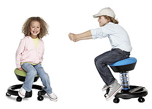 Der Kinderstuhl Swoppster: Abgestimmt f&uuml;r Kinder ab 4 Jahren.