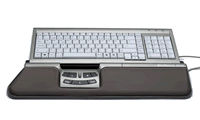 Die ergonomische BarMouse. Ausf&uuml;hrung mit normaler Handballenauflage. Die Tastatur ist nicht Teil des Lieferumfanges.