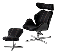 Der Relaxsessel Varier Tok in der Designausf&uuml;hrung "The Player". Limitierte Edition mit handgeschnittenem Stoff des Designers Paul Smith.