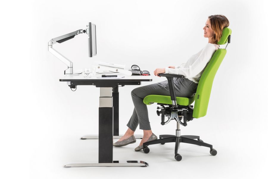 Haider Bioswing 360 iQ am B&uuml;roarbeitsplatz