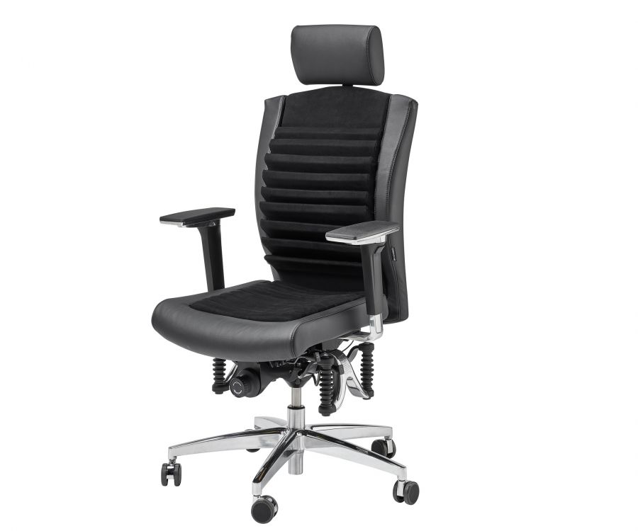 Bioswing B&uuml;rostuhl 560 Detensor mit Lamellen in Sitz und R&uuml;ckenlehne