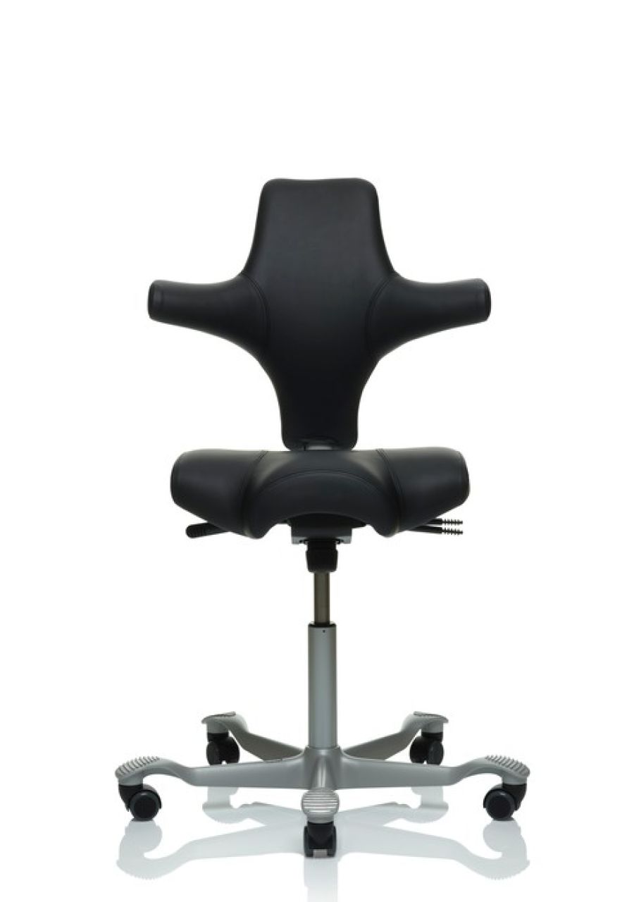 Bürostuhl Håg Capisco, Modell 8106, mit Sattelsitz und Rückenlehne in Flügelform