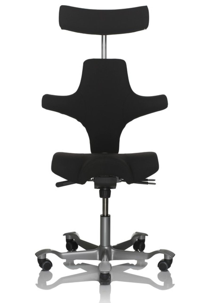 Bürostuhl Håg Capisco, Modell 8107 mit Kopfstütze