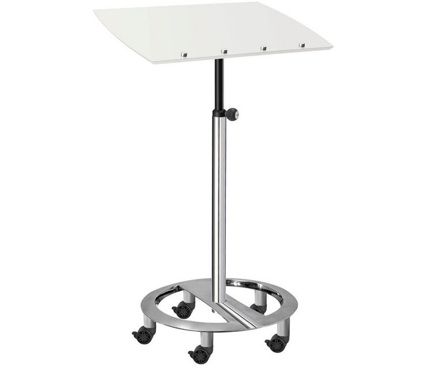 Officeplus Stehpult Rolls Drive Melamin weiß