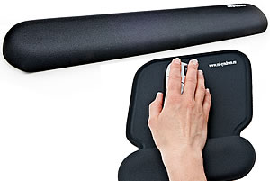 Handballenauflage (oben) und Maus-Pad mit Gelkissen (unten)
