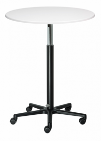 zur Produktbeschreibung Leitnertable Leitnertable, höhenverstellbarer Tisch mit weißer Platte