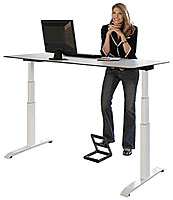 zur Produktbeschreibung Ergon Tischgestell Das höhenverstellbare Tischgestell Ergon Plus mit 2-stufiger motorischer Höhenverstellung (63 - 128 cm). Die Fußstütze ist optionales Zubehör.