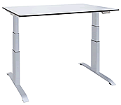 Ergon höhenverstellbares Tischgestell Professional Das höhenverstellbare Tischgestell Ergon Professional hat eine 2-stufige elektrische Höhenverstellung (Höhe ohne Tischplatte 60 - 126 cm) und einen Memory Schalter