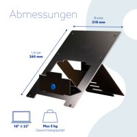 R-Go Riser Flexible Laptop Ständer Beschreibung